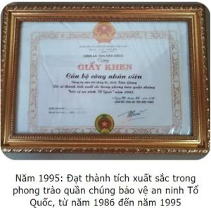 V. Thành tựu
